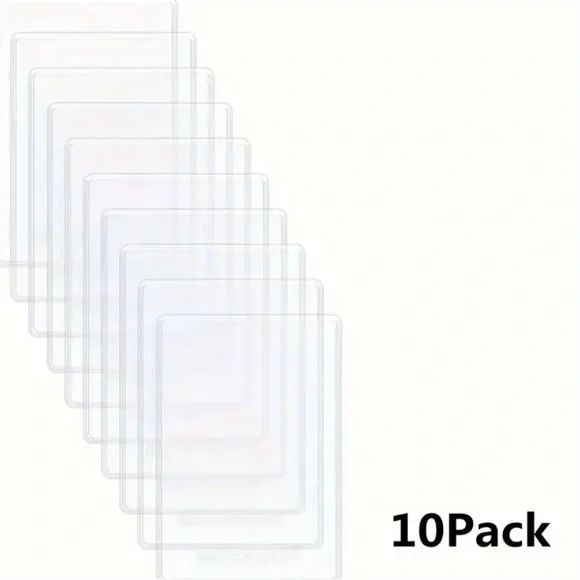 Office | 1pcs Waterresistant Clear Plastic Card Sleeve Protectors | Poshmark